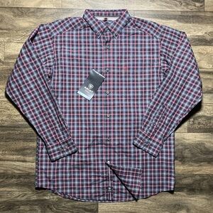 Ariat Pro Series Jax Long Sleeve Button Down Western Shirt – Men's Medium Plaid